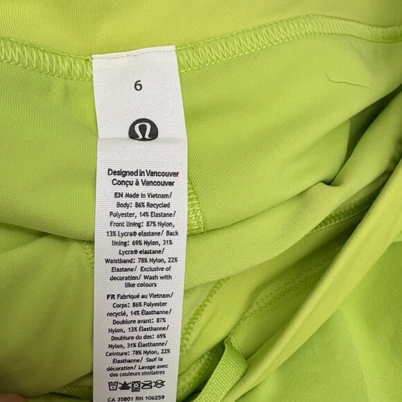 Lululemon SET Lightweight High Rise Tennis Skirt + Wunder Strappy Bra Sour Grape - Picture 12 of 14
